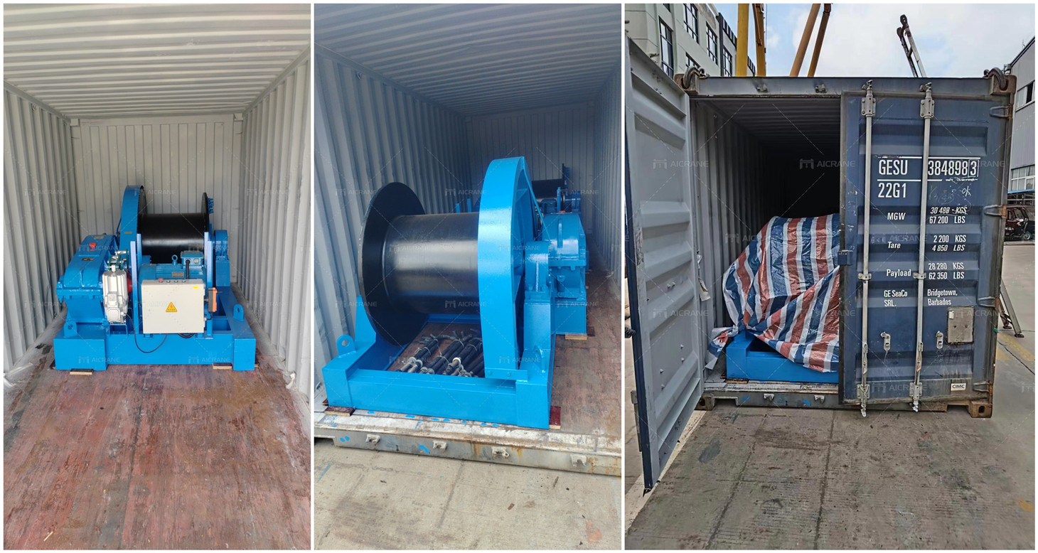 Shipment of Two JM Winches