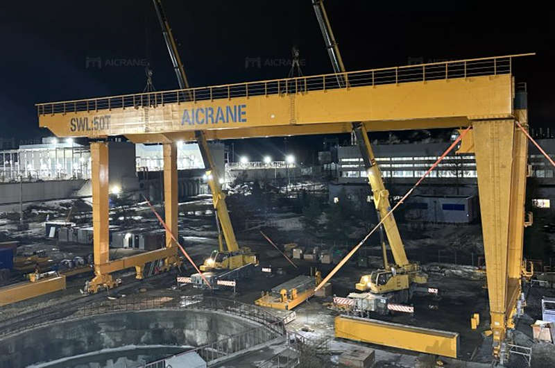 Installation of Gantry Crane