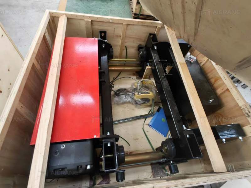 European wire rope hoist delivery