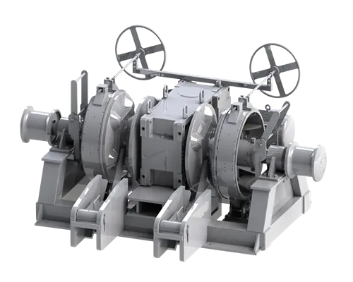 double drum winch