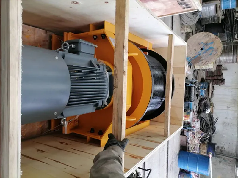 Winch Packed In Wooden Box