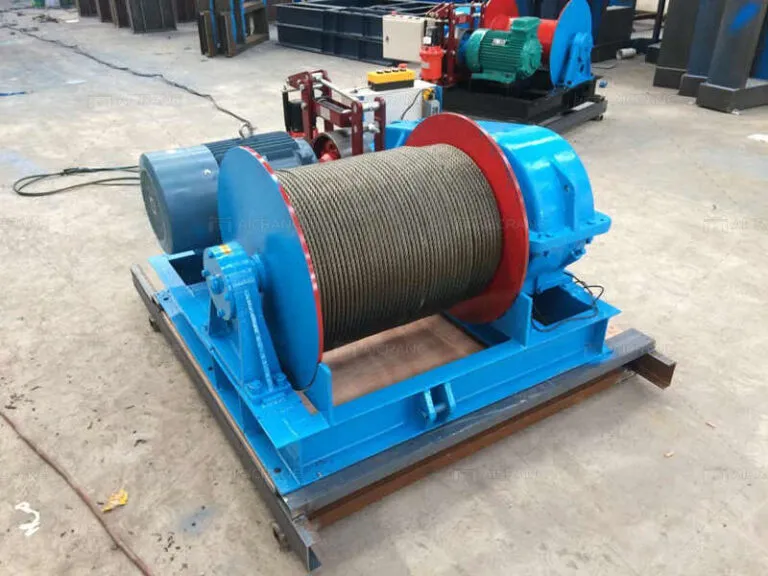 electric winch with high speed