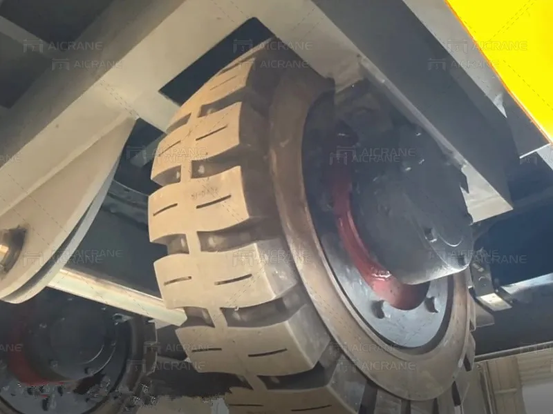 Rubber Wheel of the trackless transfer cart