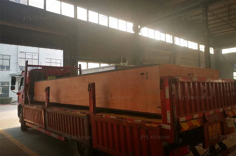 delivery of the 10 ton flat cart