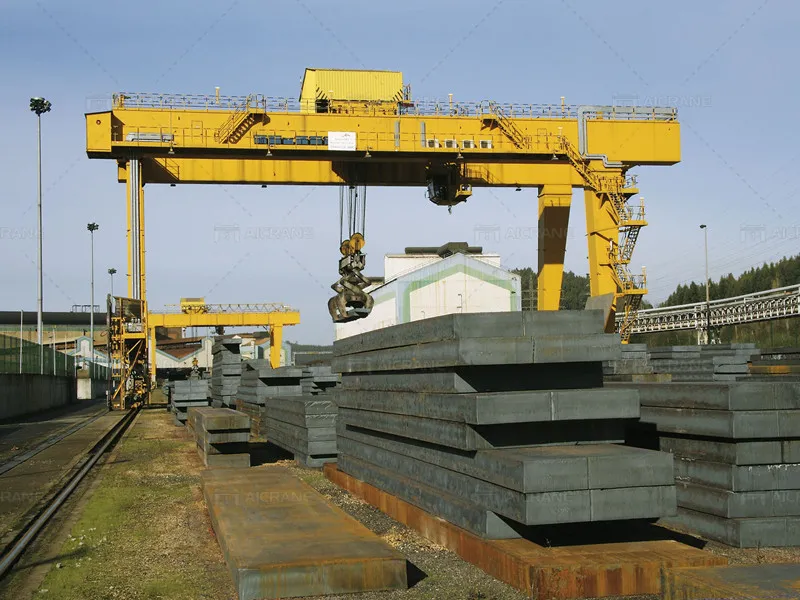 steel mill double girder gantry crane