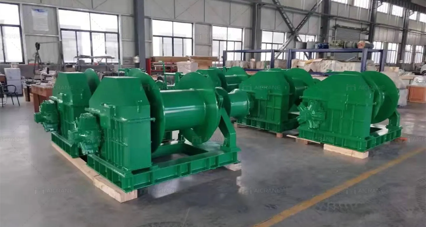 Hydraulic Mooring Winches With Warping End