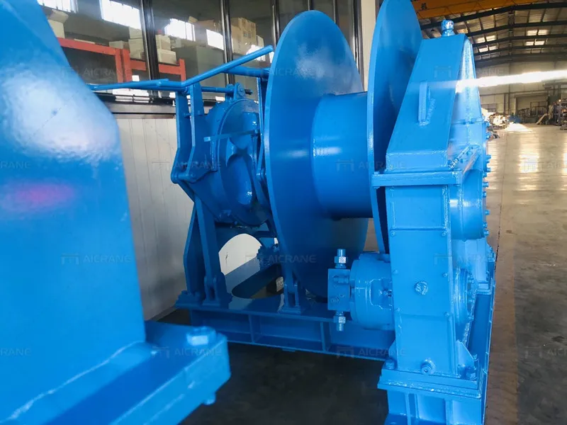 Single Drum Hydraulic Anchor Mooring Winch