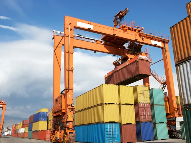 Rubber Tyred Gantry Crane for Stacking Containers