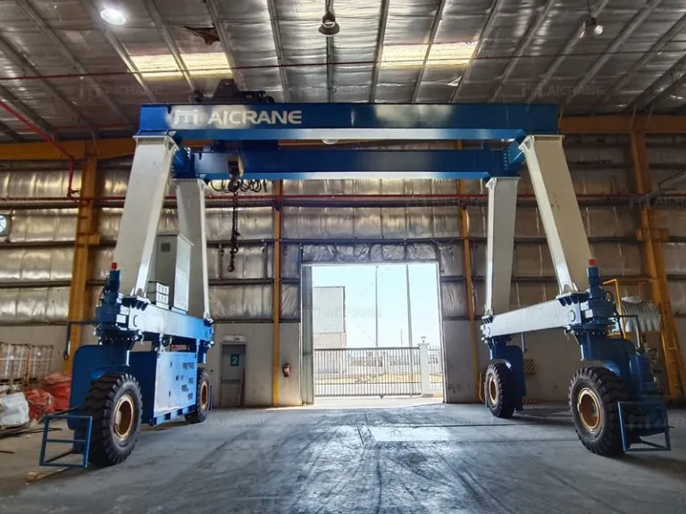 32 Ton Rubber Tyred Gantry Crane in Saudi Arabia Manufacturing Factory