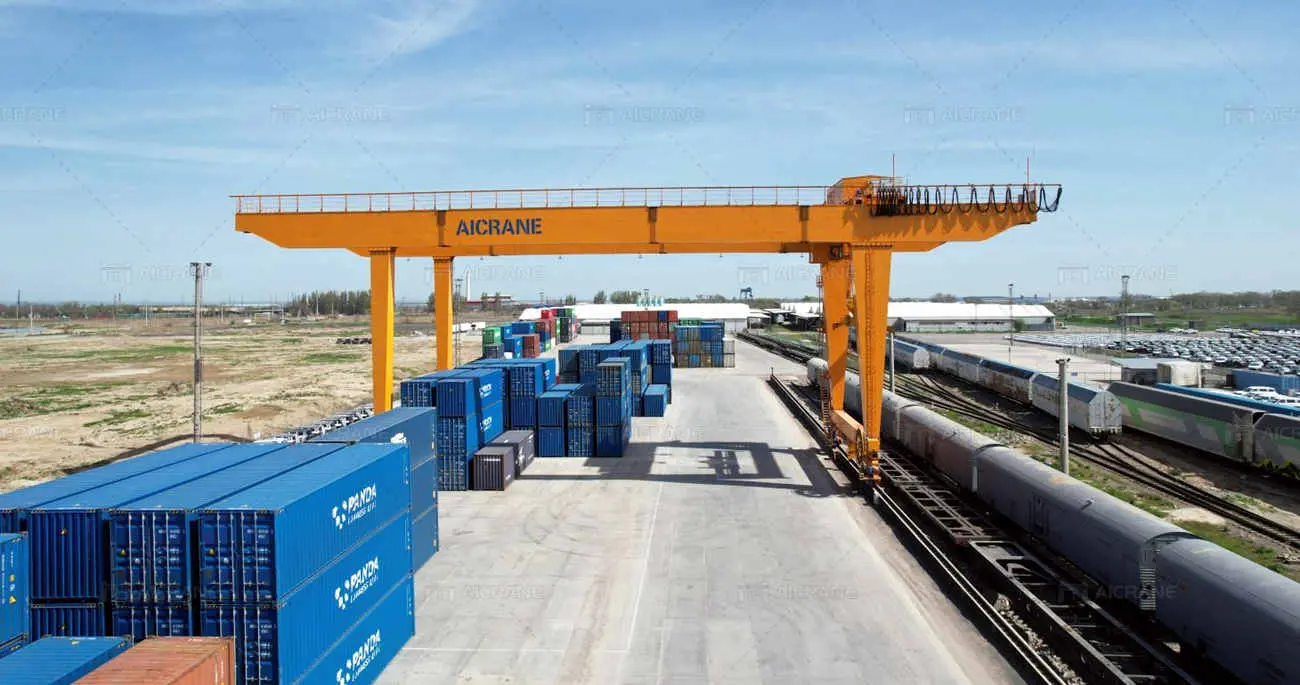 Electric Container Gantry Crane for Kazakhstan