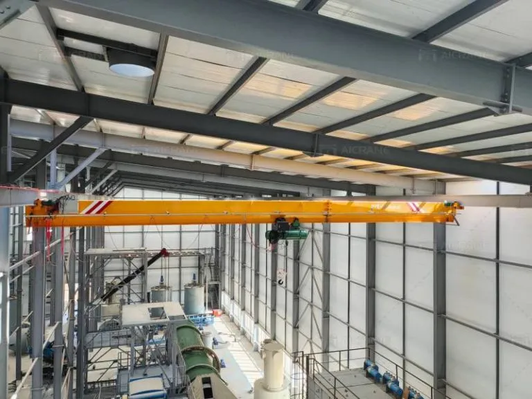 Aicrane 5ton underhung crane solution for Uzbekistan